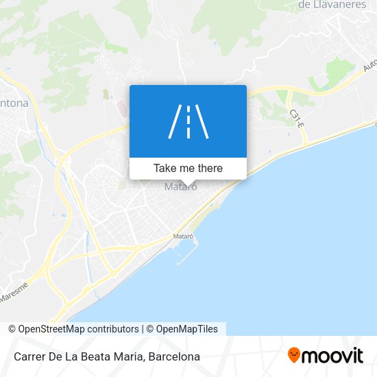 Carrer De La Beata Maria map