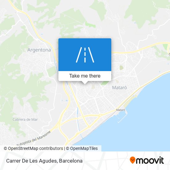 Carrer De Les Agudes map