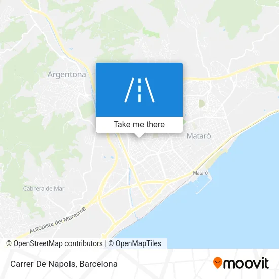 Carrer De Napols map