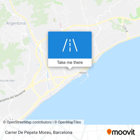 Carrer De Pepeta Moreu map