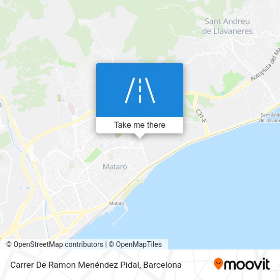 Carrer De Ramon Menéndez Pidal map