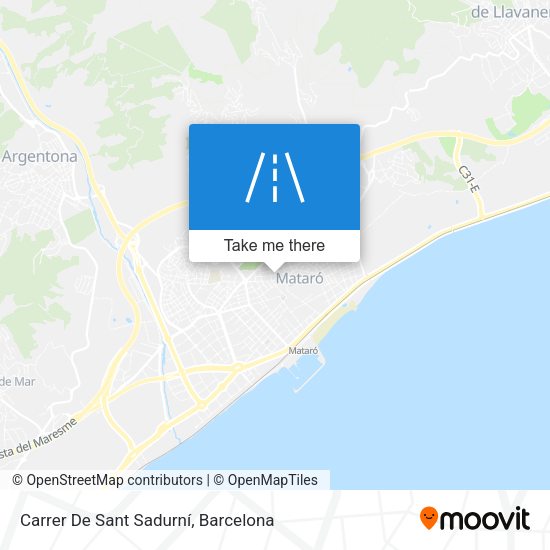 Carrer De Sant Sadurní map