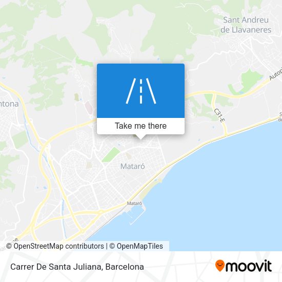Carrer De Santa Juliana map