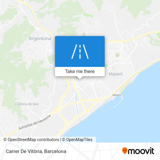 Carrer De Vitòria map