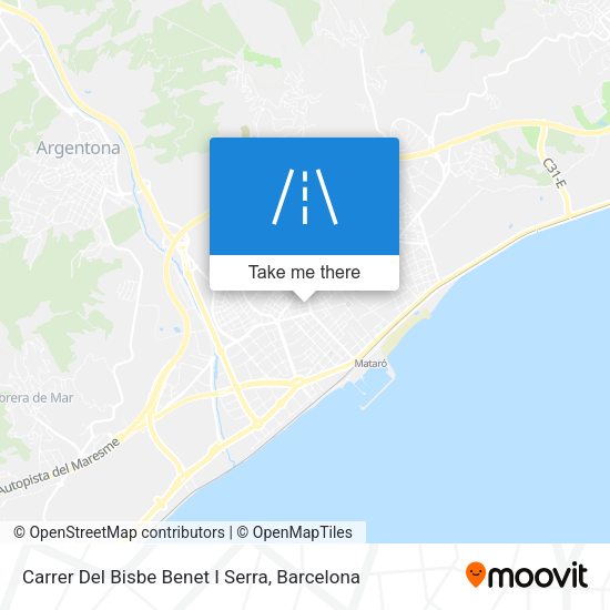 Carrer Del Bisbe Benet I Serra map