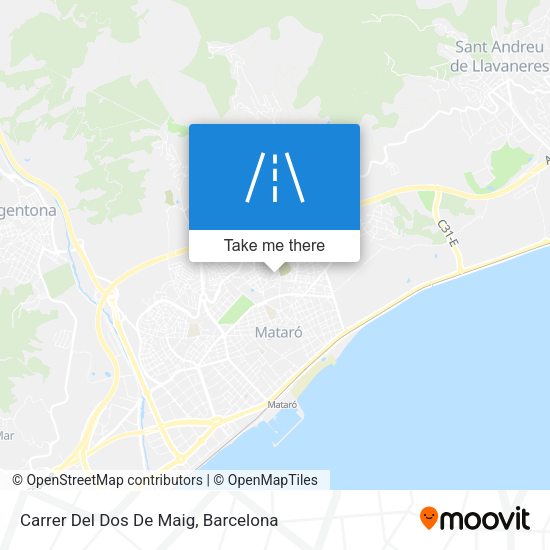 Carrer Del Dos De Maig map