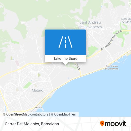 Carrer Del Moianès map