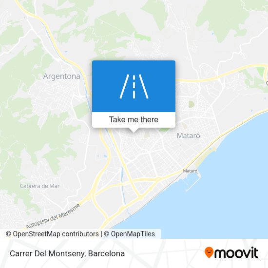 Carrer Del Montseny map