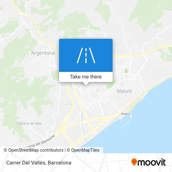 mapa Carrer Del Vallès