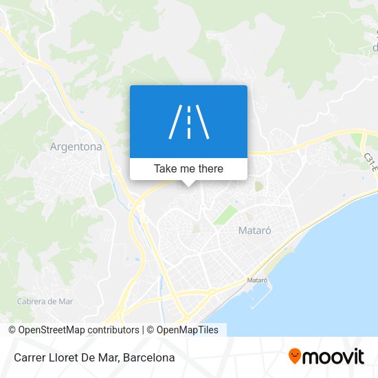 Carrer Lloret De Mar map