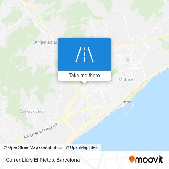 Carrer Lluís El Pietós map