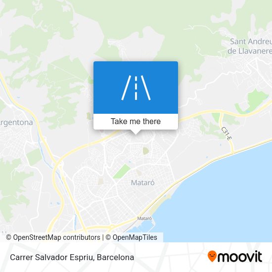 Carrer Salvador Espriu map
