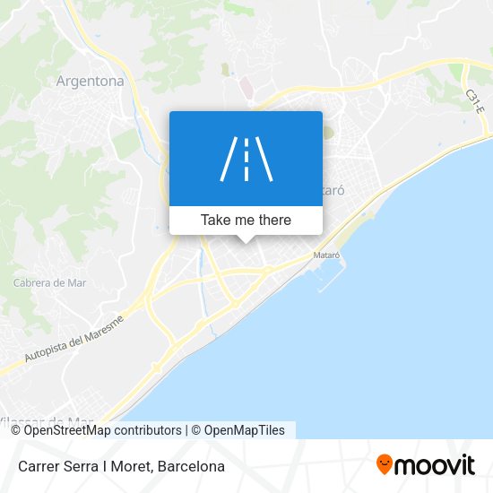 Carrer Serra I Moret map