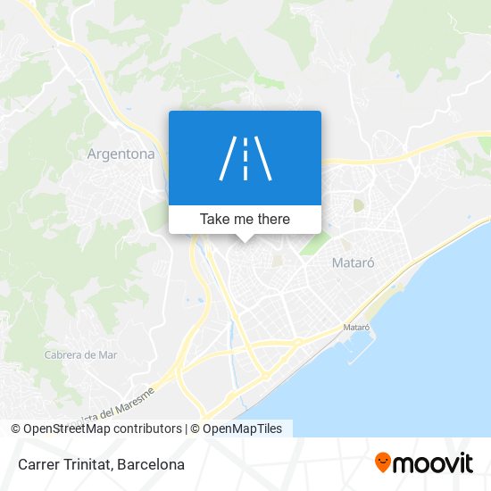 mapa Carrer Trinitat