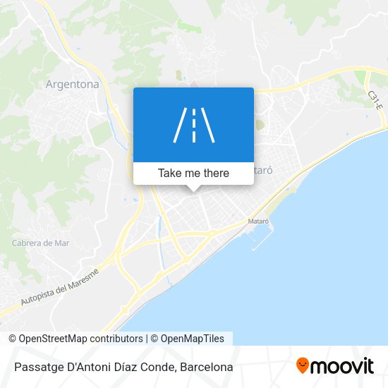 Passatge D'Antoni Díaz Conde map