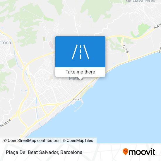 Plaça Del Beat Salvador map