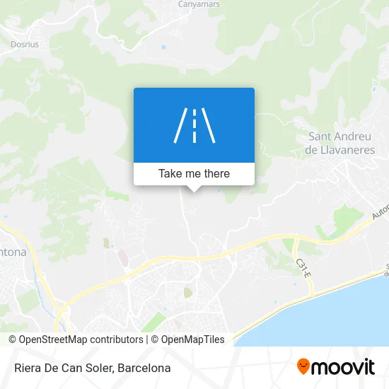 Riera De Can Soler map