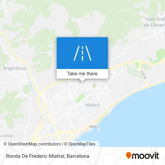 Ronda De Frederic Mistral map