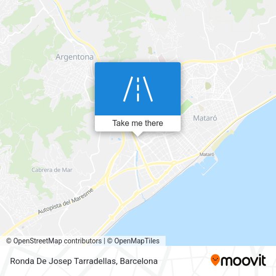 Ronda De Josep Tarradellas map