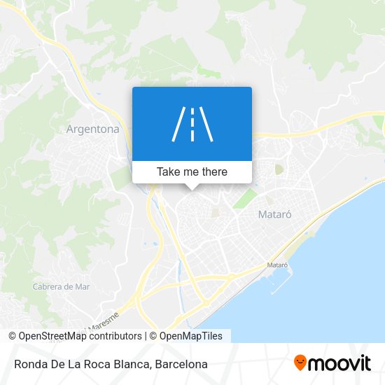 Ronda De La Roca Blanca map