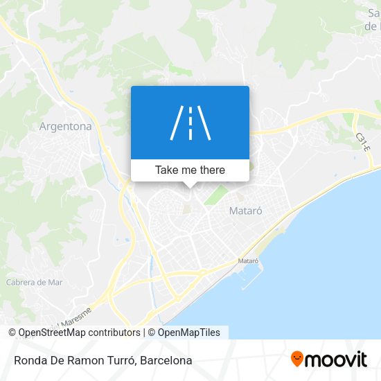 Ronda De Ramon Turró map