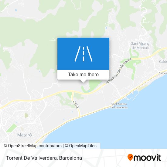 Torrent De Vallverdera map