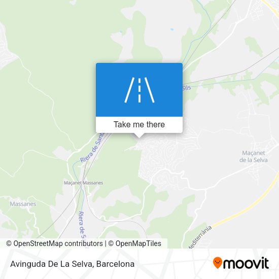 Avinguda De La Selva map