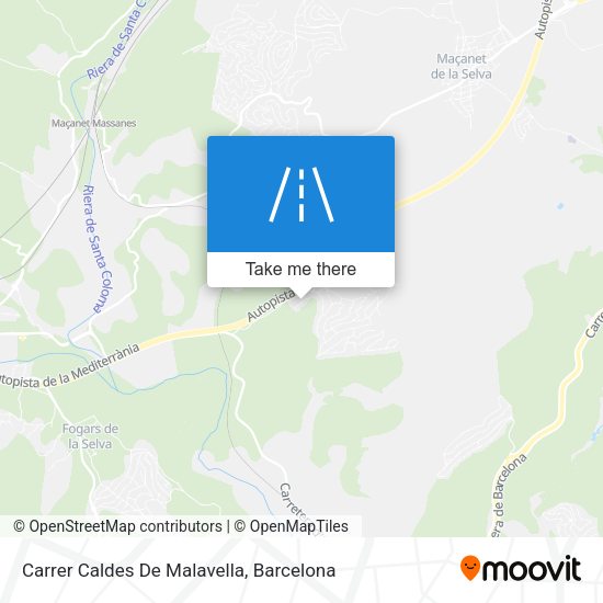 Carrer Caldes De Malavella map