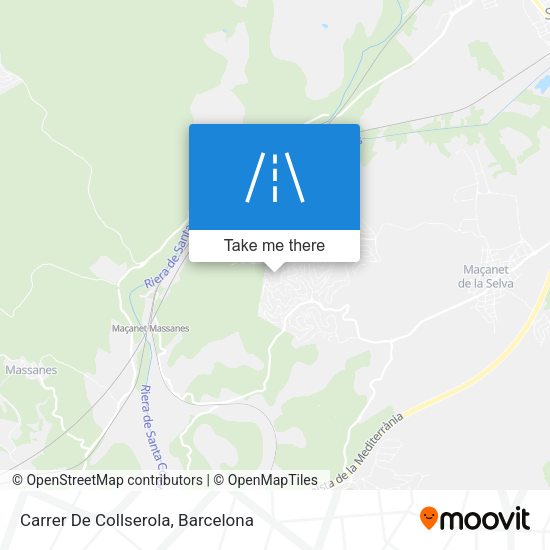 Carrer De Collserola map