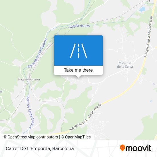 Carrer De L'Empordà map