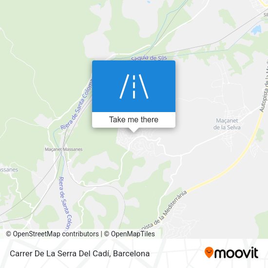 Carrer De La Serra Del Cadí map