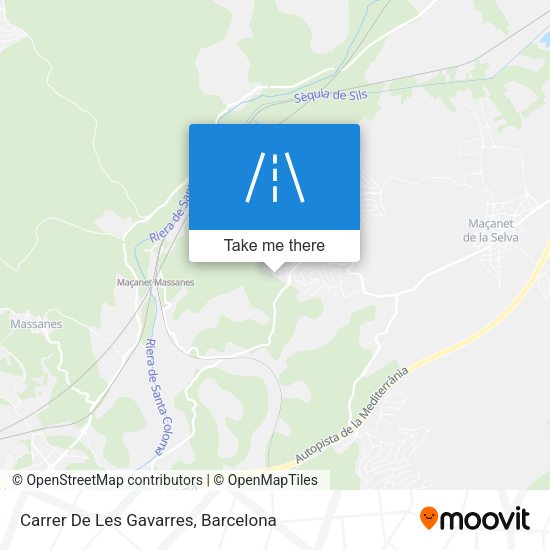 Carrer De Les Gavarres map
