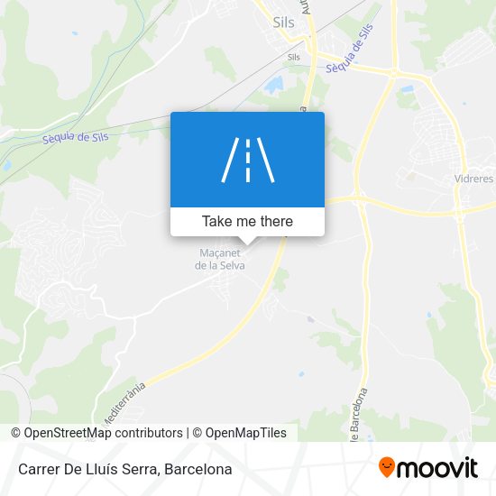 Carrer De Lluís Serra map