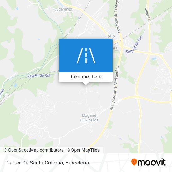 Carrer De Santa Coloma map