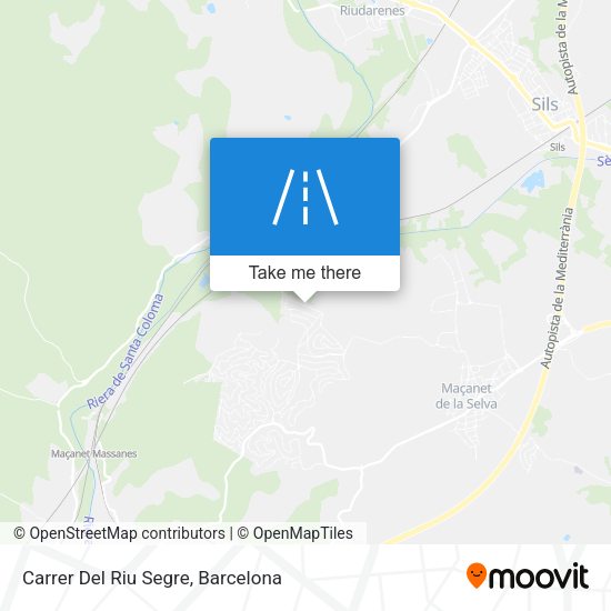 Carrer Del Riu Segre map