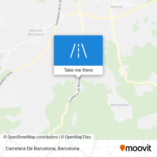 Carretera De Barcelona map