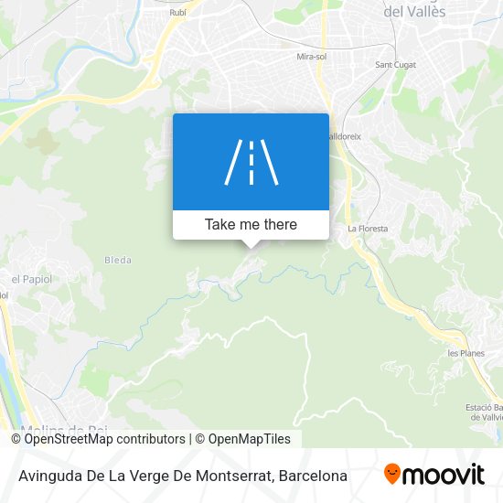 Avinguda De La Verge De Montserrat map