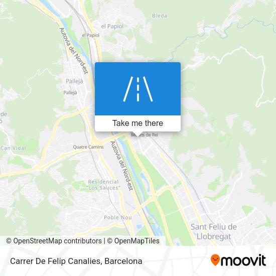 Carrer De Felip Canalies map