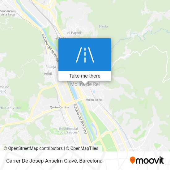 Carrer De Josep Anselm Clavé map