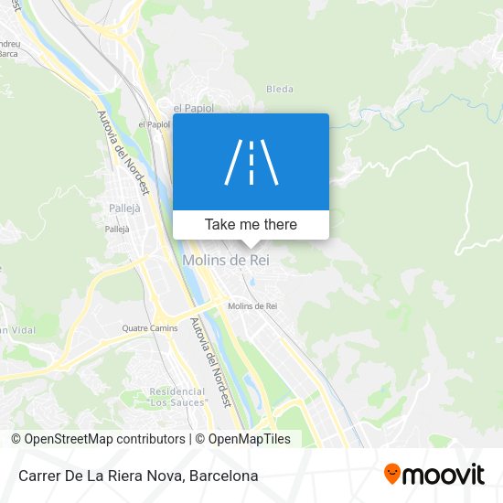 Carrer De La Riera Nova map