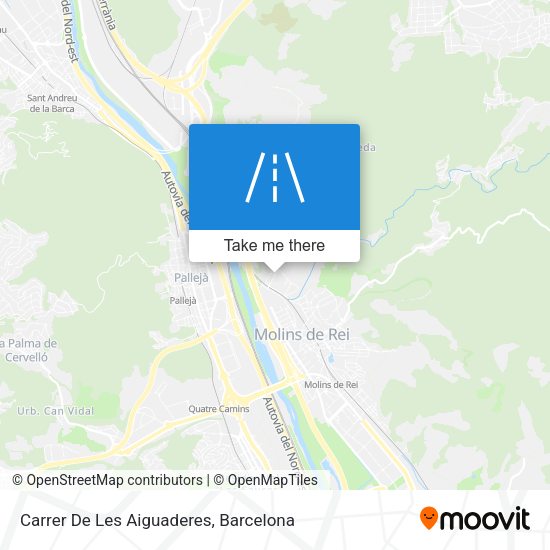 Carrer De Les Aiguaderes map