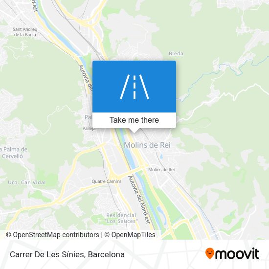Carrer De Les Sínies map