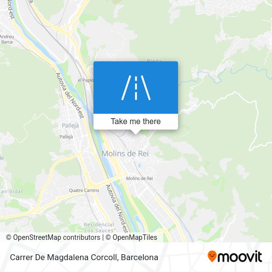 Carrer De Magdalena Corcoll map