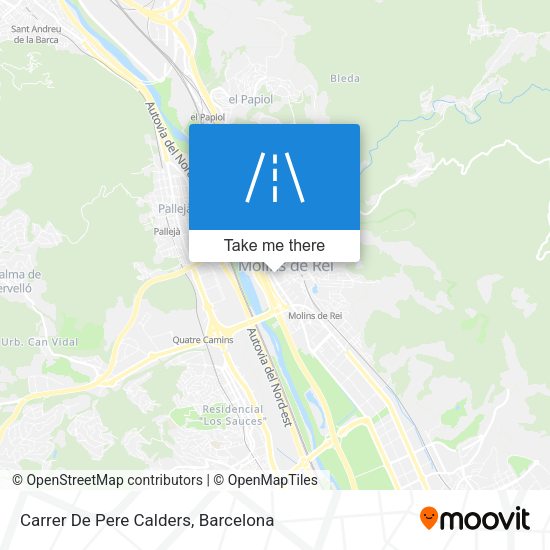 Carrer De Pere Calders map