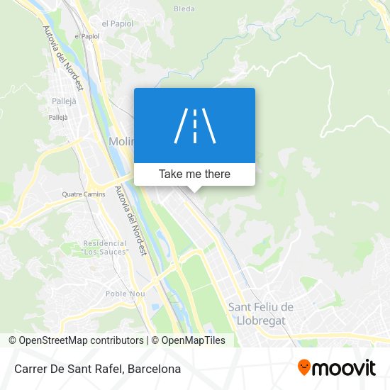 Carrer De Sant Rafel map
