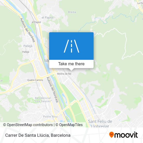 Carrer De Santa Llúcia map