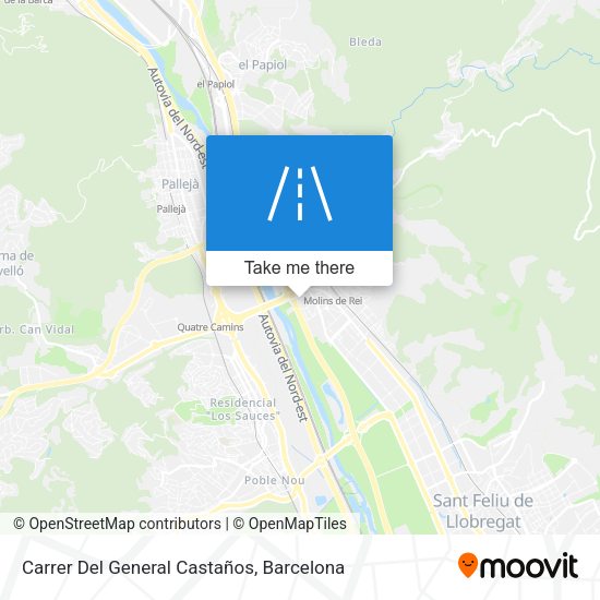 Carrer Del General Castaños map
