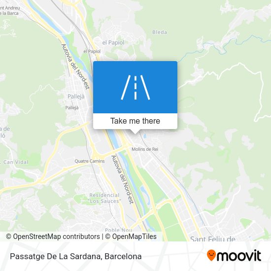 Passatge De La Sardana map