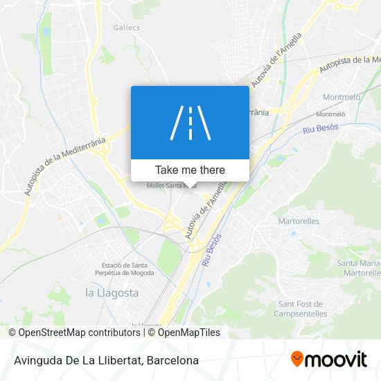 Avinguda De La Llibertat map