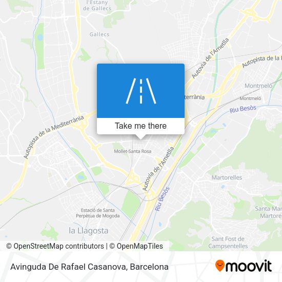 Avinguda De Rafael Casanova map